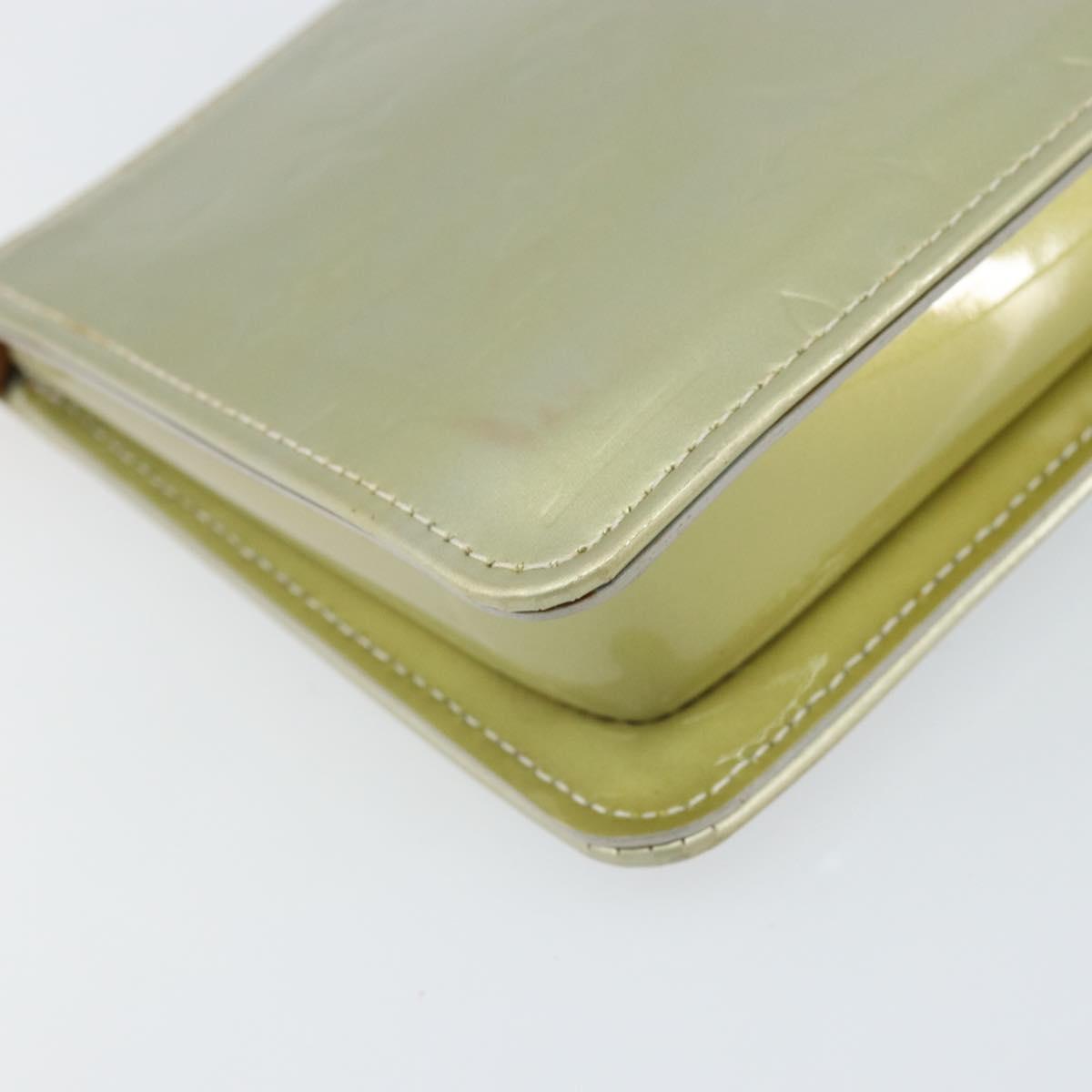 LOUIS VUITTON Monogram Vernis Lexington Accessory Pouch Gris M91056 Auth hk3460