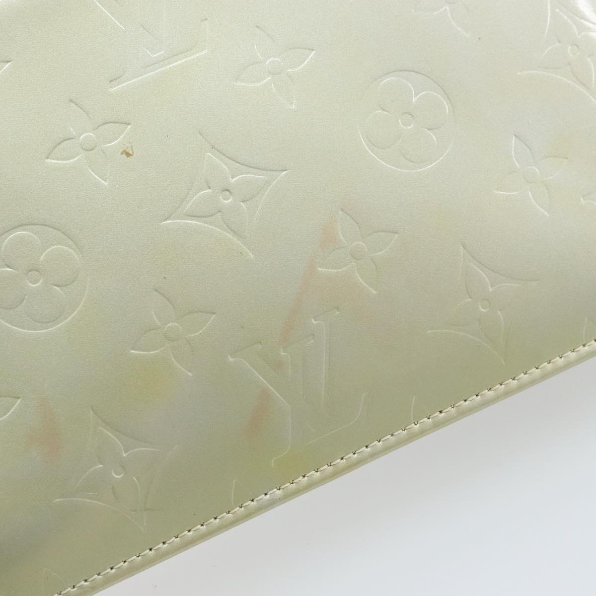 LOUIS VUITTON Monogram Vernis Lexington Accessory Pouch Gris M91056 Auth hk3460