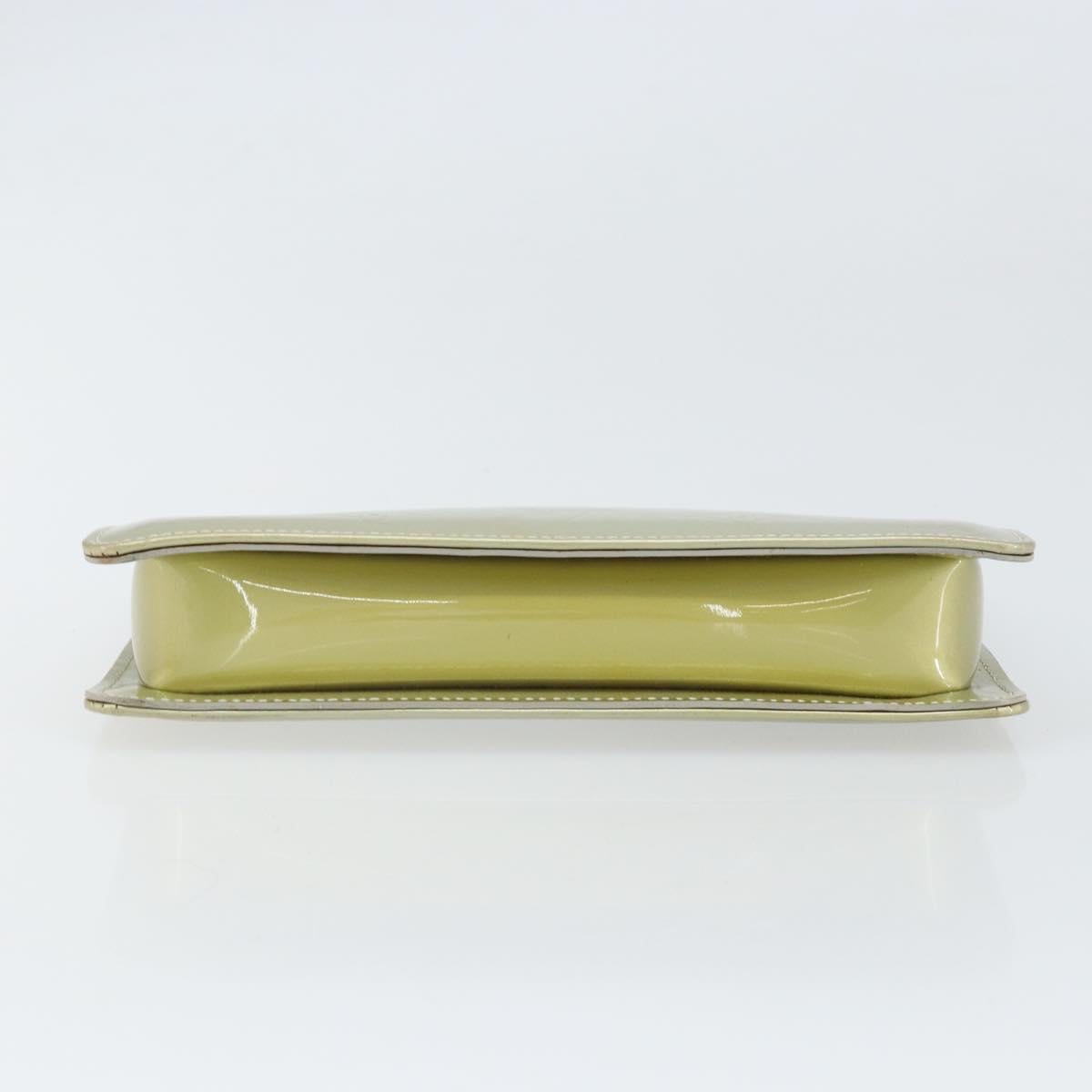 LOUIS VUITTON Monogram Vernis Lexington Accessory Pouch Gris M91056 Auth hk3460