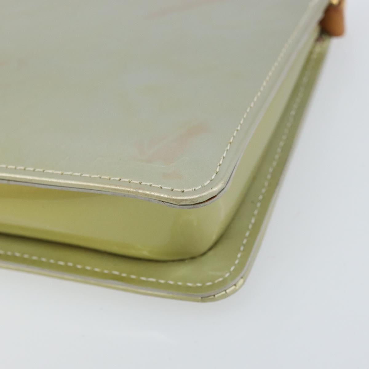 LOUIS VUITTON Monogram Vernis Lexington Accessory Pouch Gris M91056 Auth hk3460