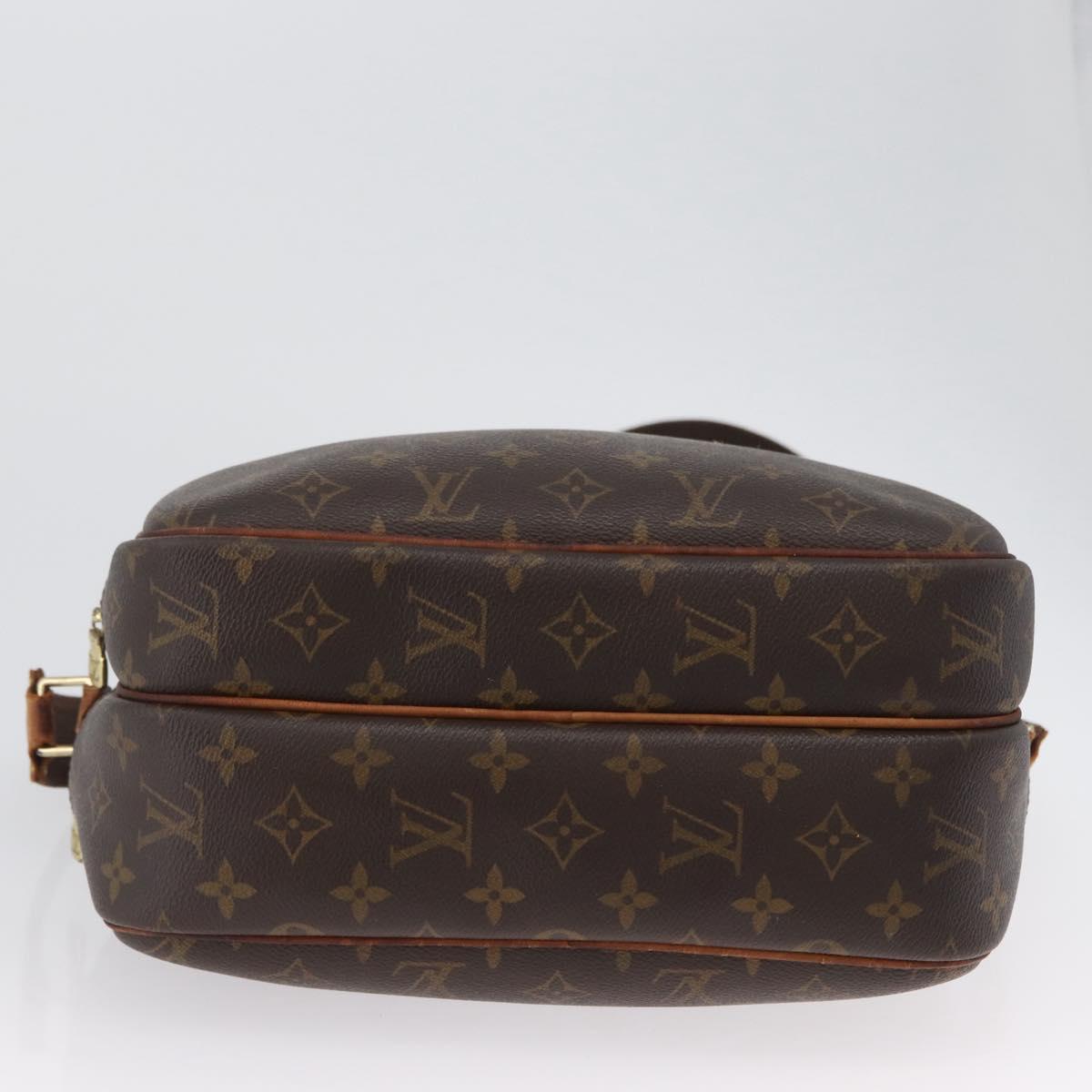 LOUIS VUITTON Monogram Reporter PM Shoulder Bag M45254 LV Auth hk3461