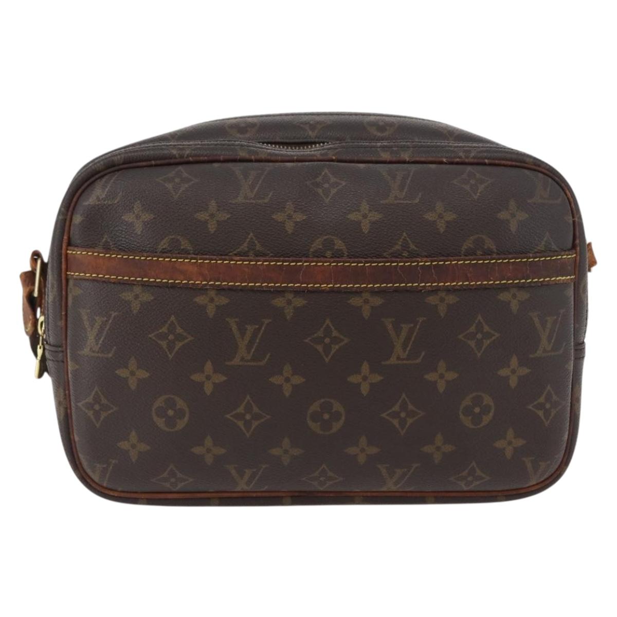 LOUIS VUITTON Monogram Reporter PM Shoulder Bag M45254 LV Auth hk3461