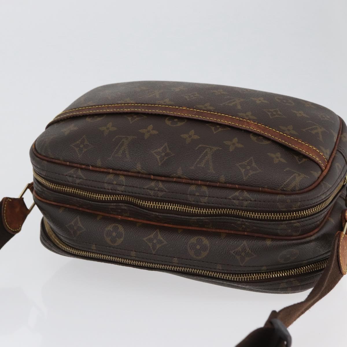 LOUIS VUITTON Monogram Reporter PM Shoulder Bag M45254 LV Auth hk3461