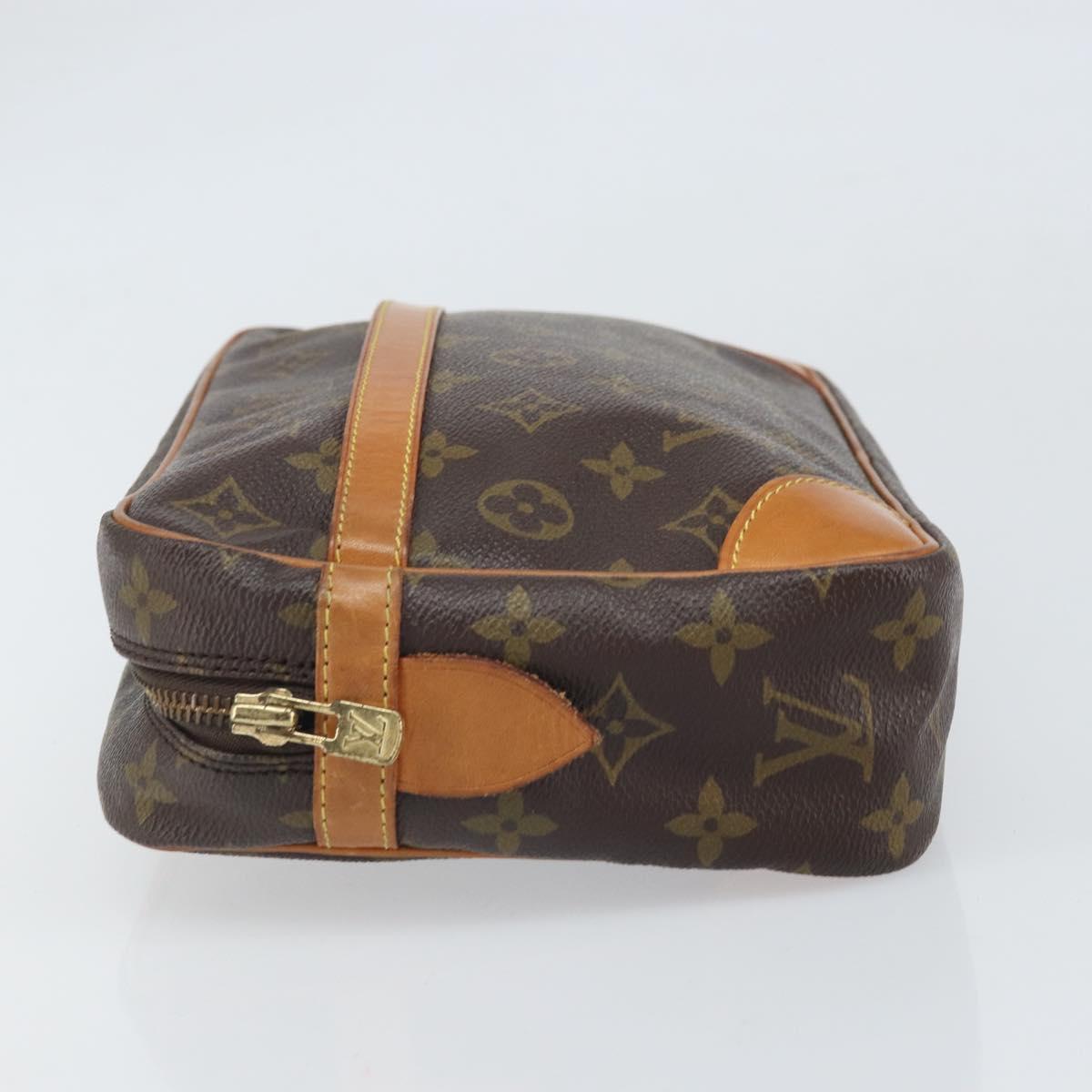 LOUIS VUITTON Monogram Compiegne 28 Clutch Bag M51845 LV Auth hk3465