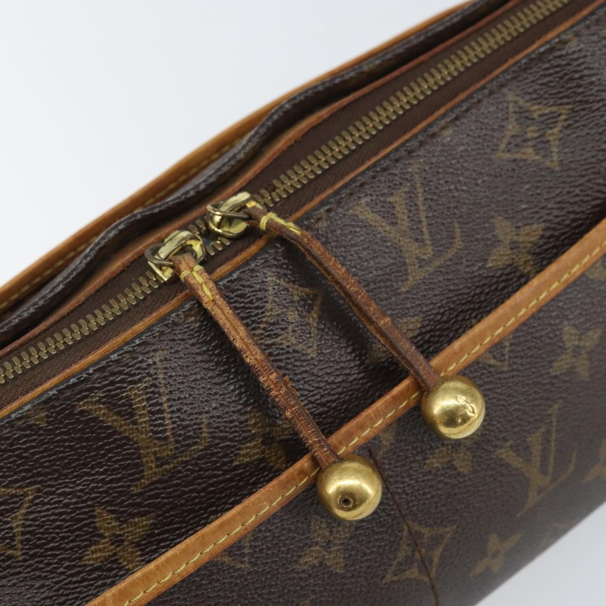 LOUIS VUITTON Monogram Popincourt Long Shoulder Bag M40008 LV Auth hk3485
