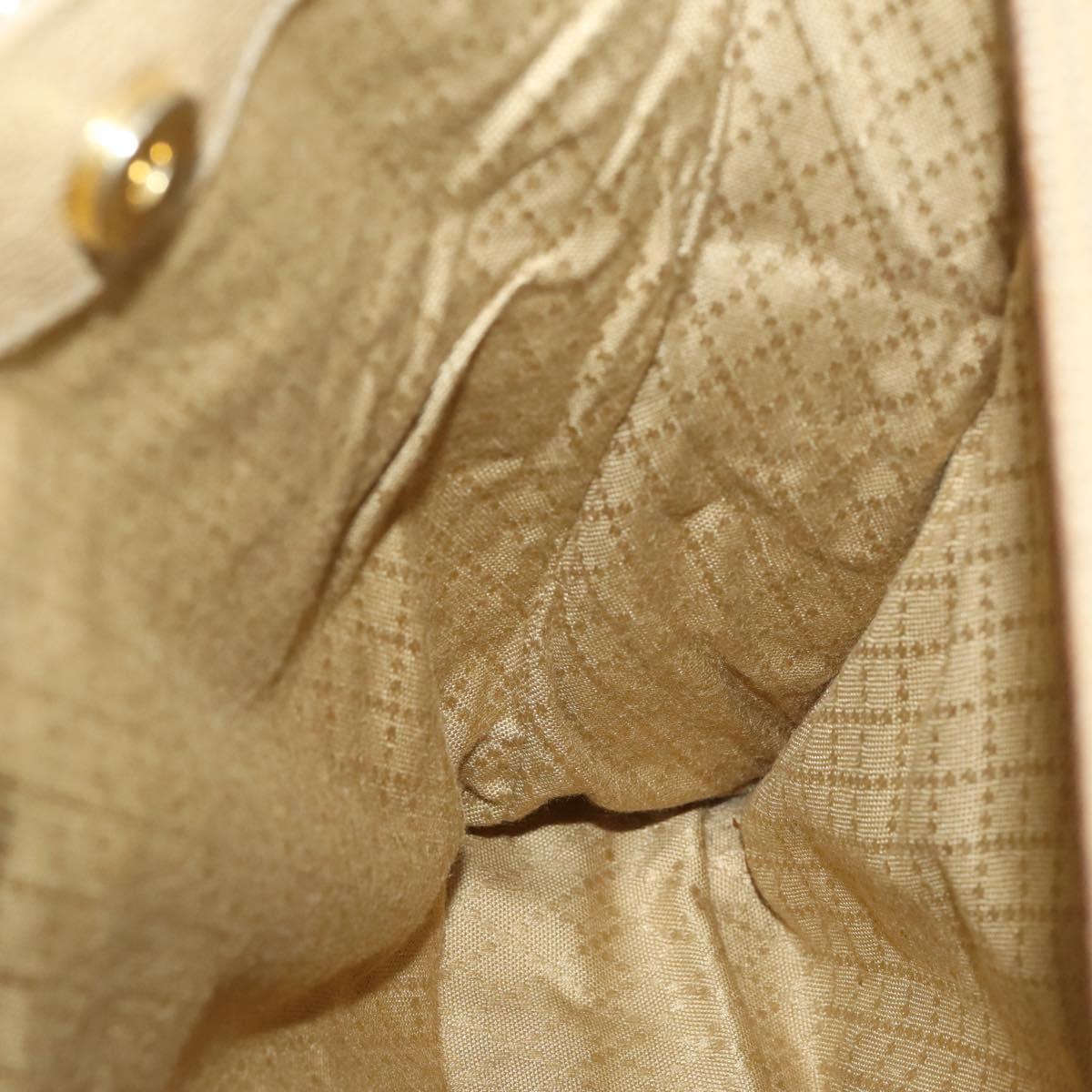 GUCCI Bamboo Tote Bag Suede 2way Beige Gold 002 123 0322 Auth hk3487