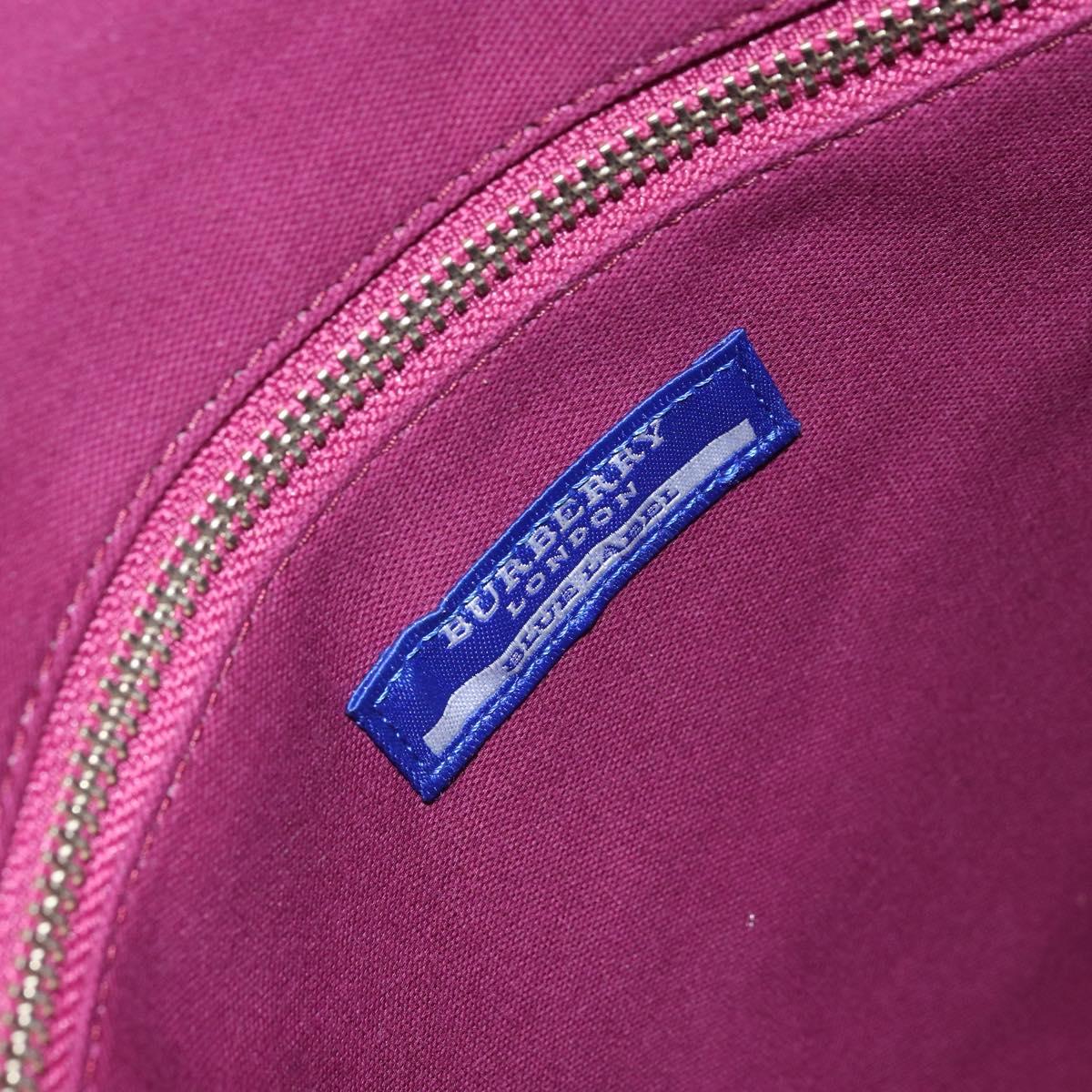 BURBERRY Blue Label Tote Bag Canvas Brown Auth hk3517