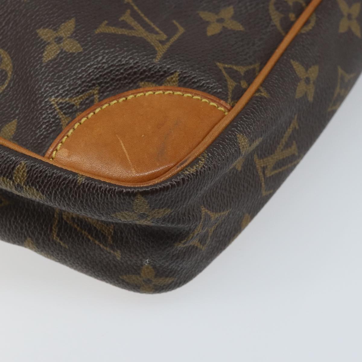 LOUIS VUITTON Monogram Compiegne 28 Clutch Bag M51845 LV Auth hk3552
