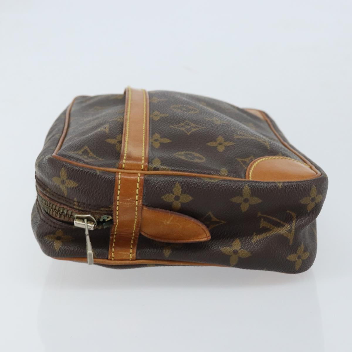 LOUIS VUITTON Monogram Compiegne 28 Clutch Bag M51845 LV Auth hk3552