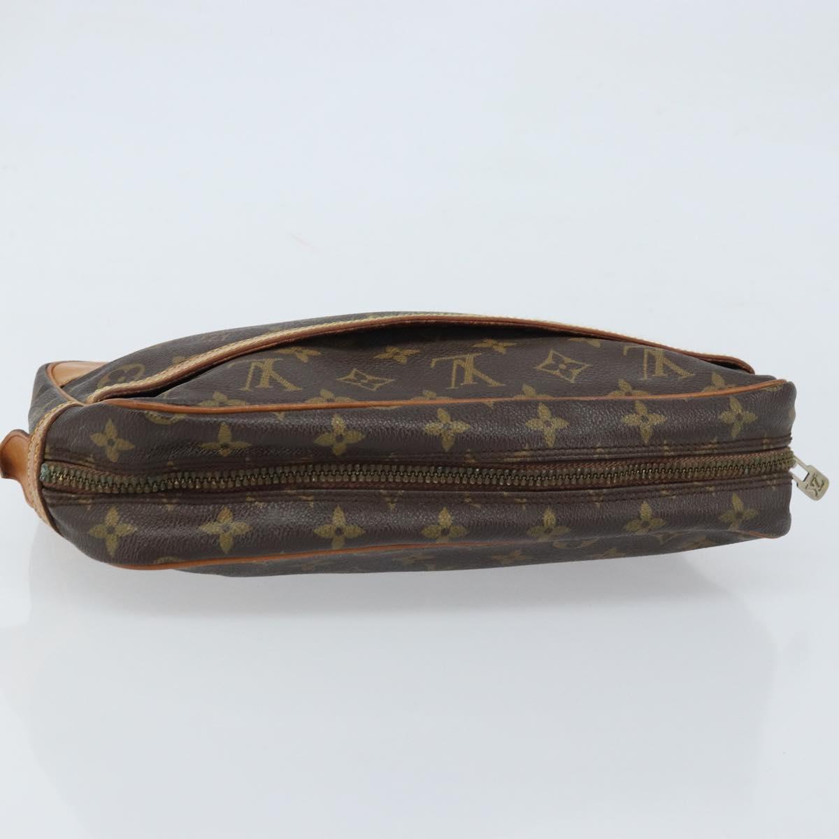 LOUIS VUITTON Monogram Compiegne 28 Clutch Bag M51845 LV Auth hk3552