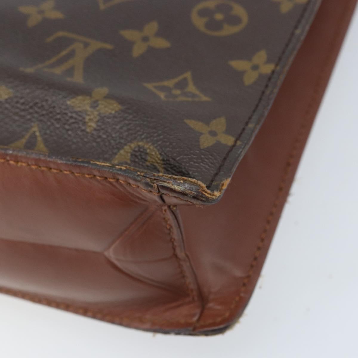 LOUIS VUITTON Monogram Porte Documents Bandouliere Bag M53338 LV Auth hk3555