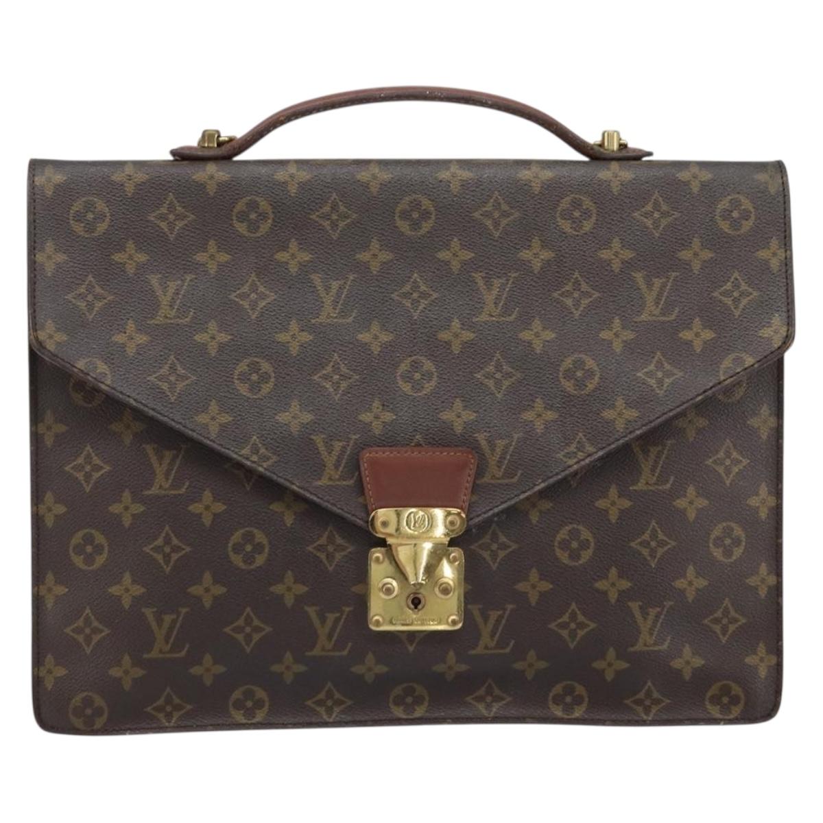 LOUIS VUITTON Monogram Porte Documents Bandouliere Bag M53338 LV Auth hk3555