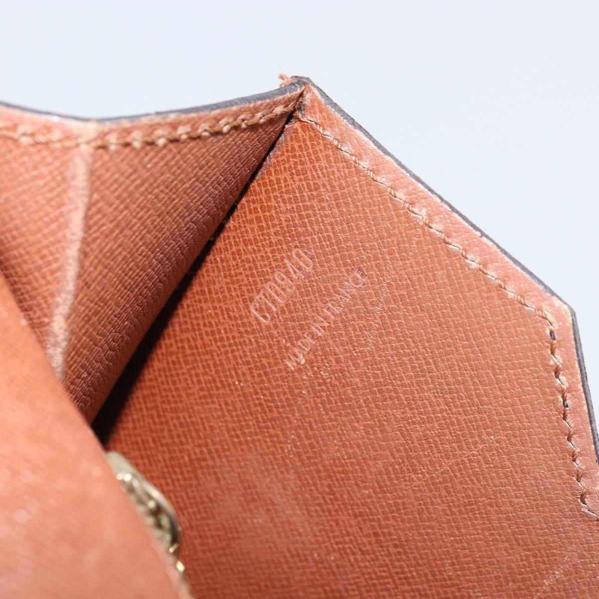 LOUIS VUITTON Monogram Porte Documents Bandouliere Bag M53338 LV Auth hk3555