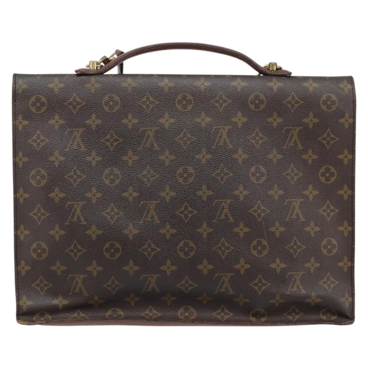 LOUIS VUITTON Monogram Porte Documents Bandouliere Bag M53338 LV Auth hk3555