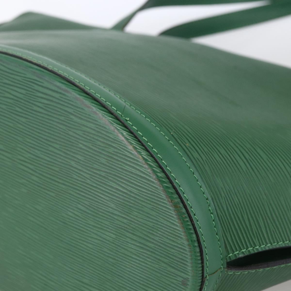 LOUIS VUITTON Epi Saint Jacques Shopping Bag Green M52274 LV Auth hk3556