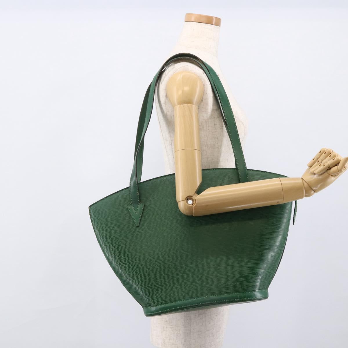 LOUIS VUITTON Epi Saint Jacques Shopping Bag Green M52274 LV Auth hk3556