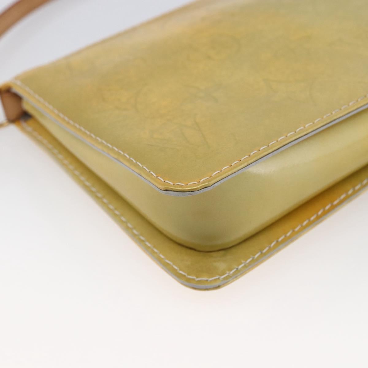 LOUIS VUITTON Monogram Vernis Lexington Accessory Pouch Gris M91056 Auth hk3559