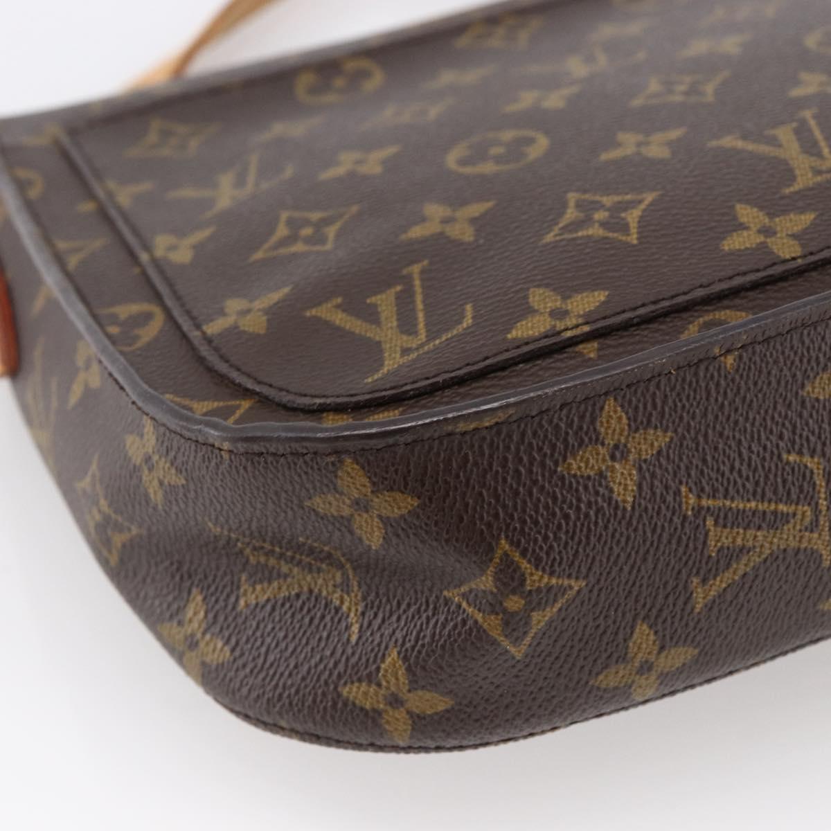 LOUIS VUITTON Monogram Saint Cloud GM Shoulder Bag M51242 LV Auth hk3564