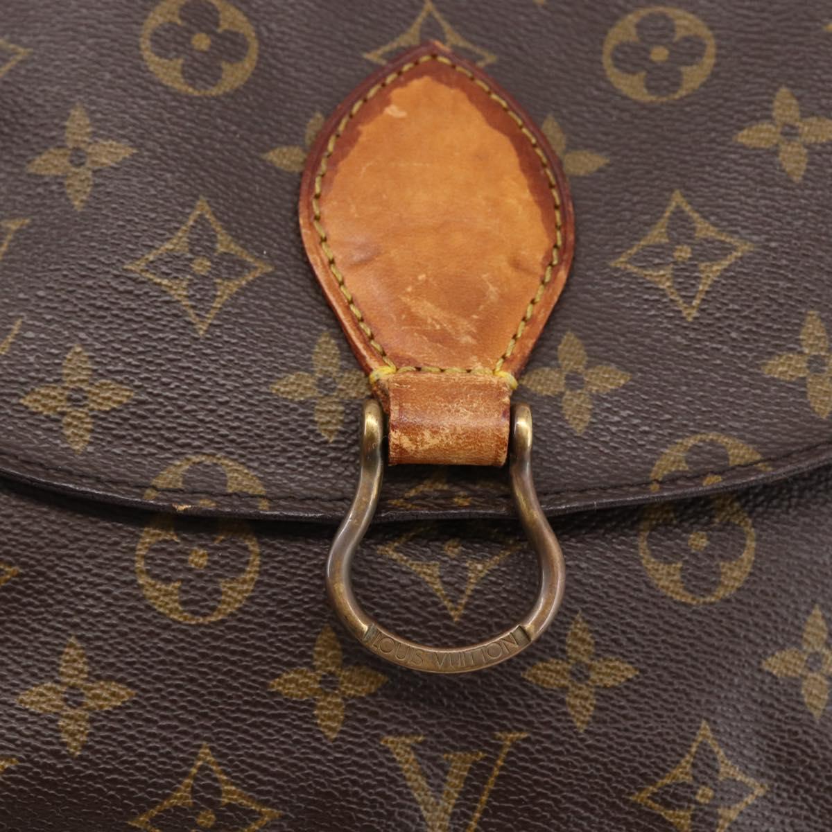 LOUIS VUITTON Monogram Saint Cloud GM Shoulder Bag M51242 LV Auth hk3564