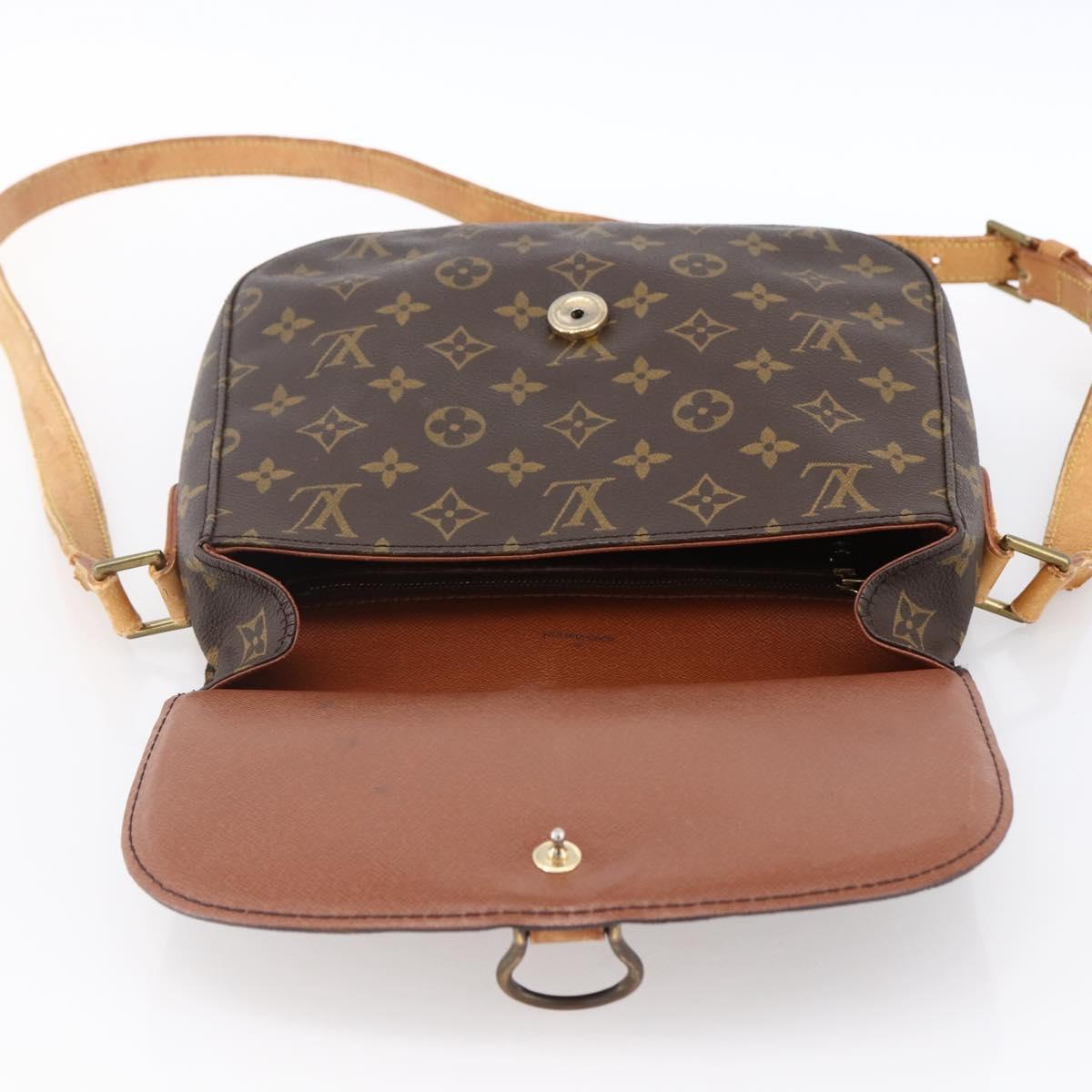 LOUIS VUITTON Monogram Saint Cloud GM Shoulder Bag M51242 LV Auth hk3564
