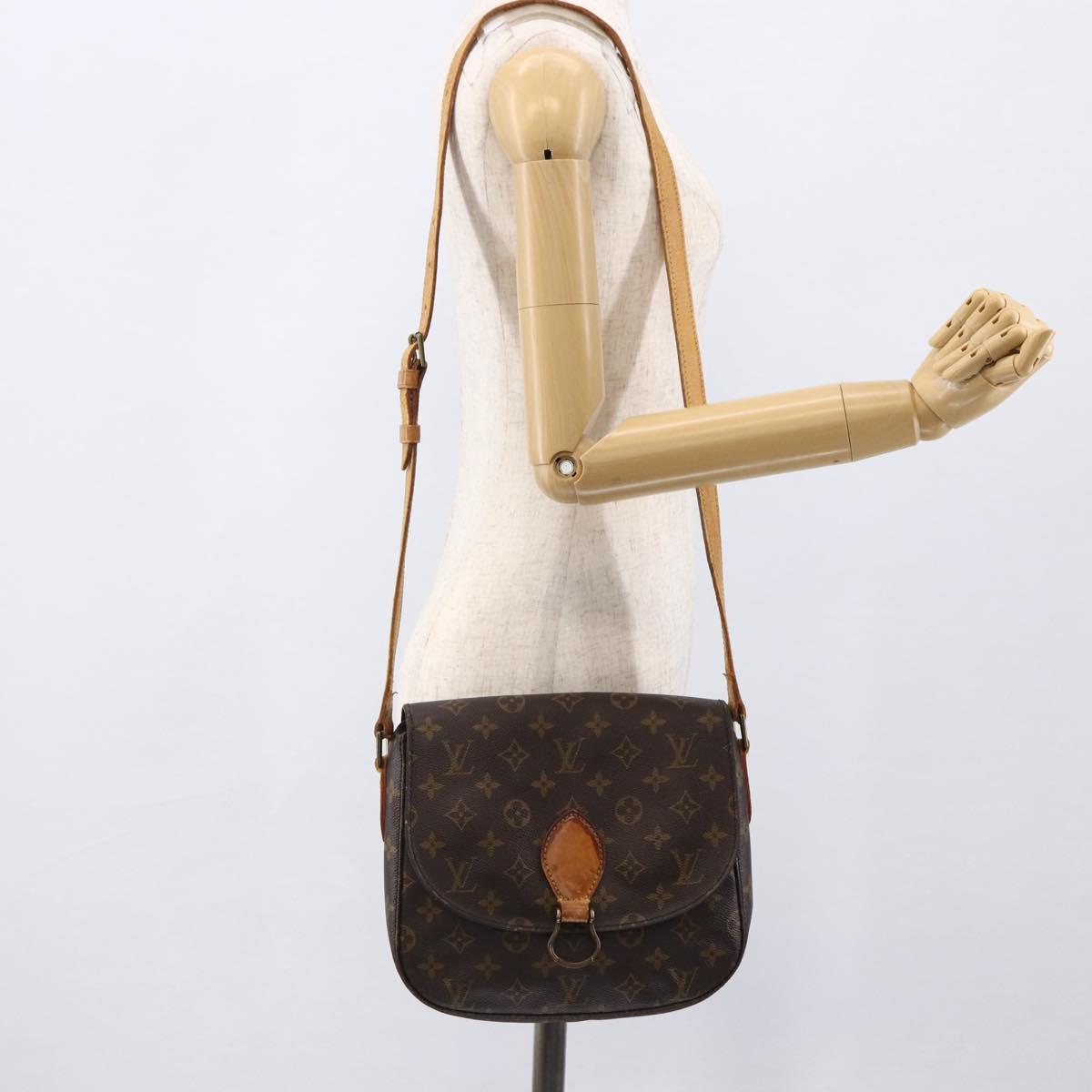 LOUIS VUITTON Monogram Saint Cloud GM Shoulder Bag M51242 LV Auth hk3564