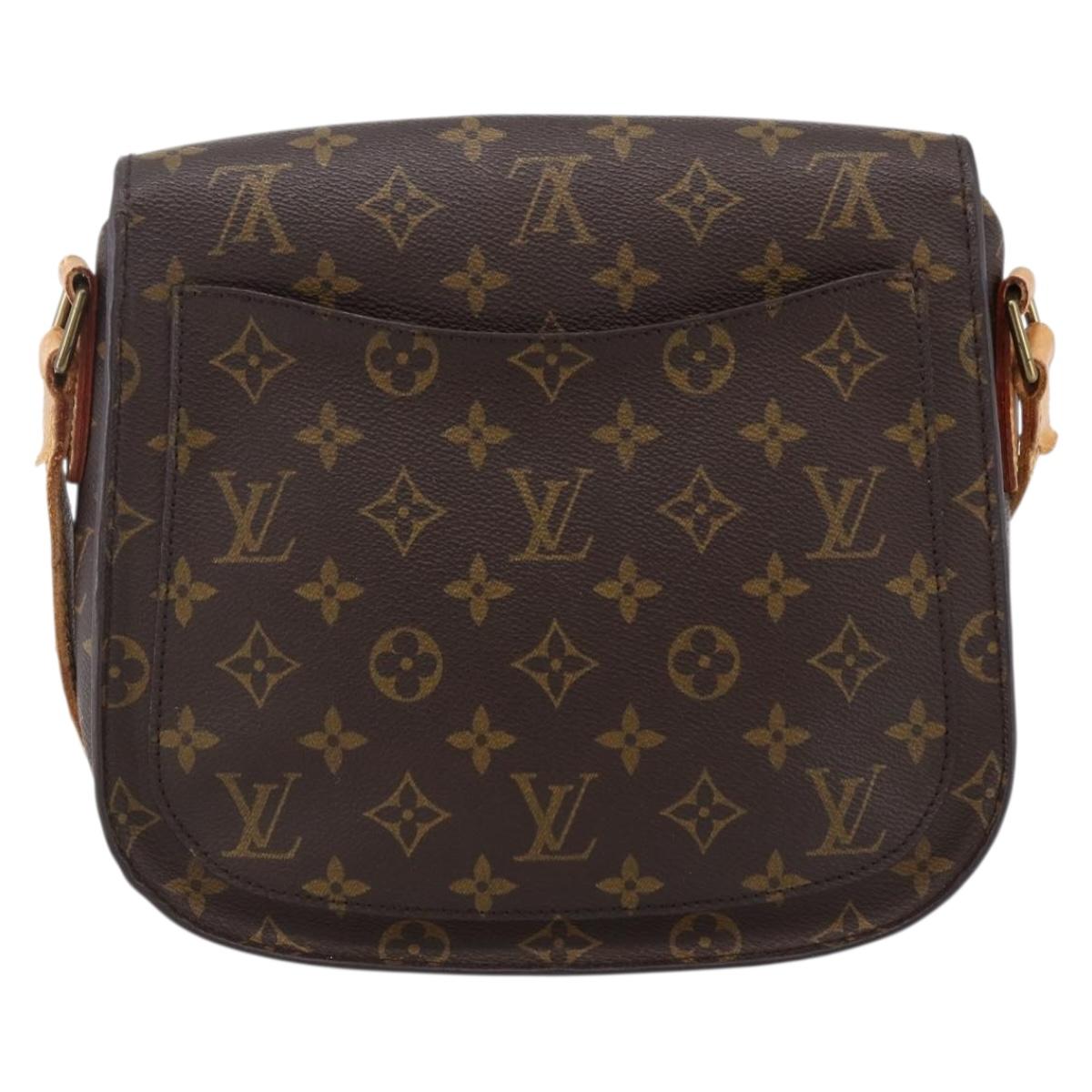 LOUIS VUITTON Monogram Saint Cloud GM Shoulder Bag M51242 LV Auth hk3564