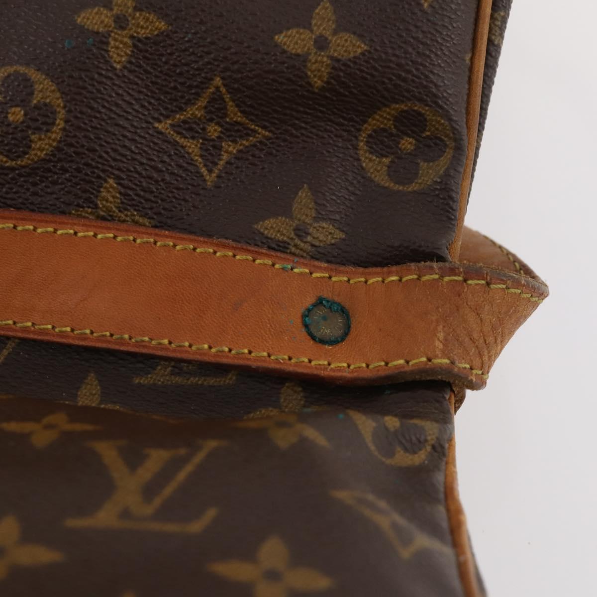 LOUIS VUITTON Monogram Saumur 35 Shoulder Bag M42254 LV Auth hk3565