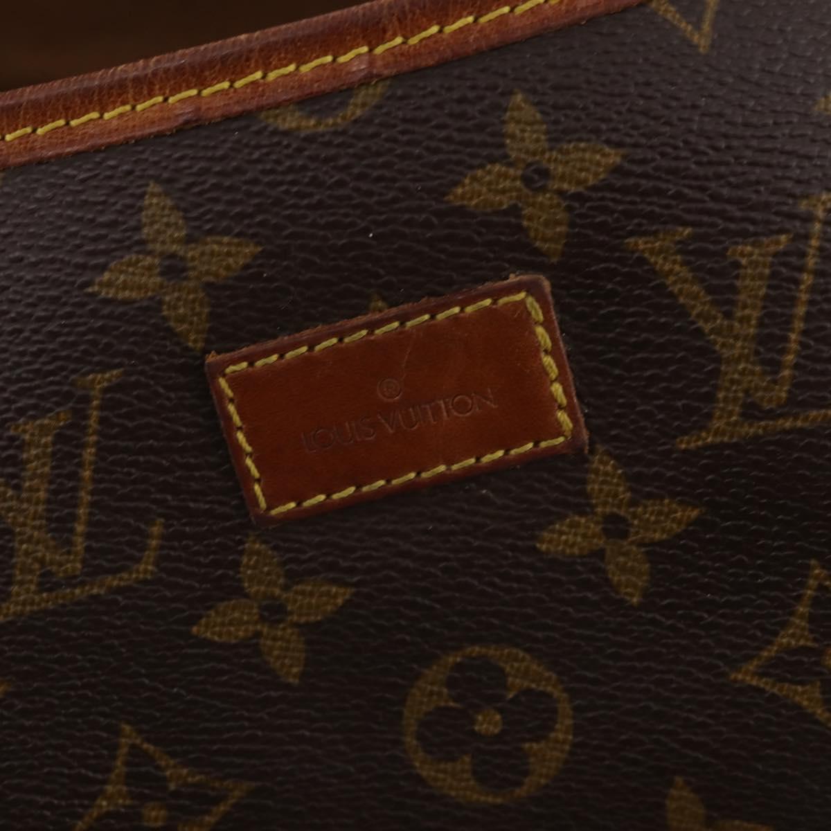LOUIS VUITTON Monogram Saumur 35 Shoulder Bag M42254 LV Auth hk3565