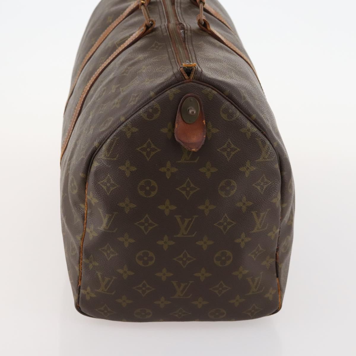 LOUIS VUITTON Monogram Keepall 50 Boston Bag M41426 LV Auth hk3570