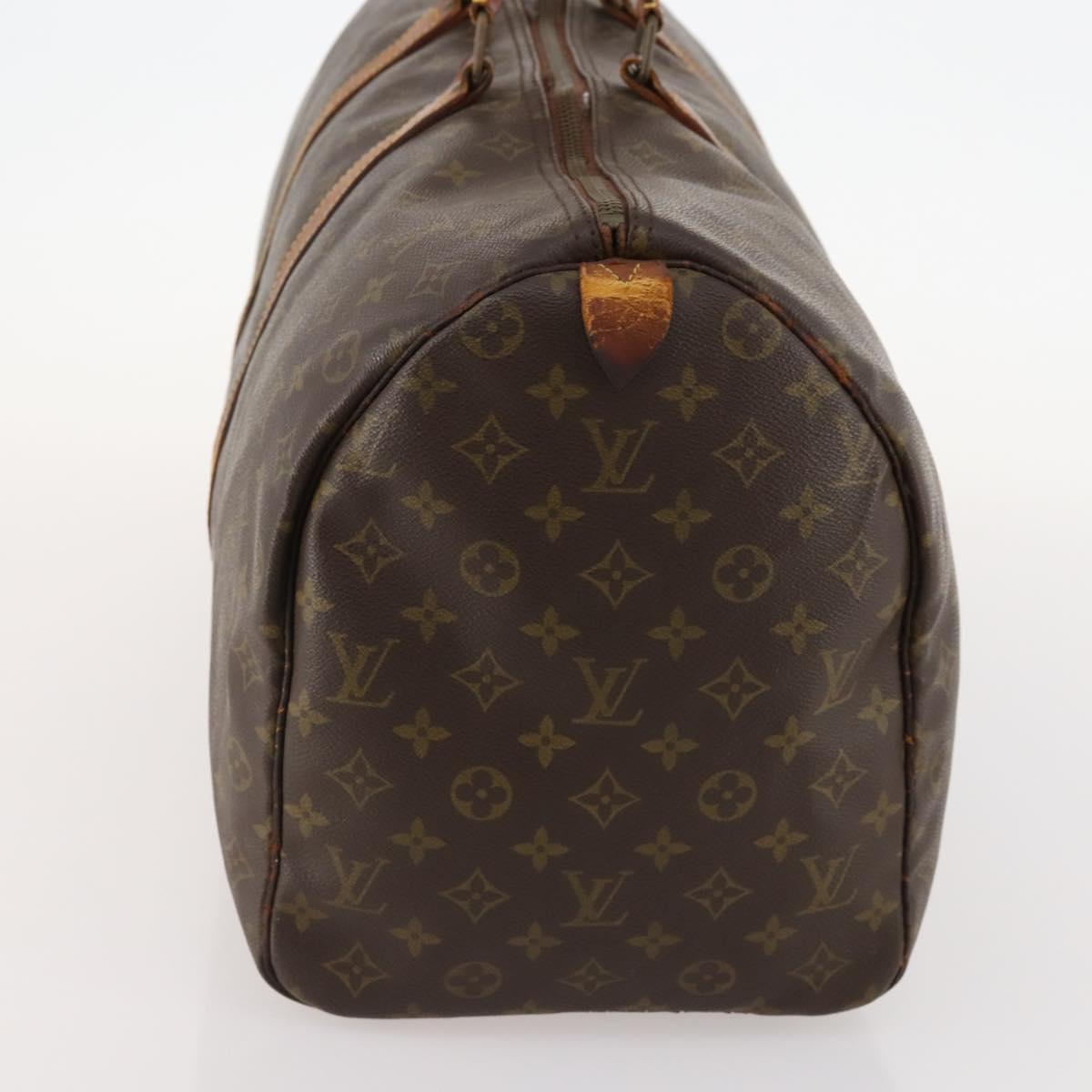 LOUIS VUITTON Monogram Keepall 50 Boston Bag M41426 LV Auth hk3570