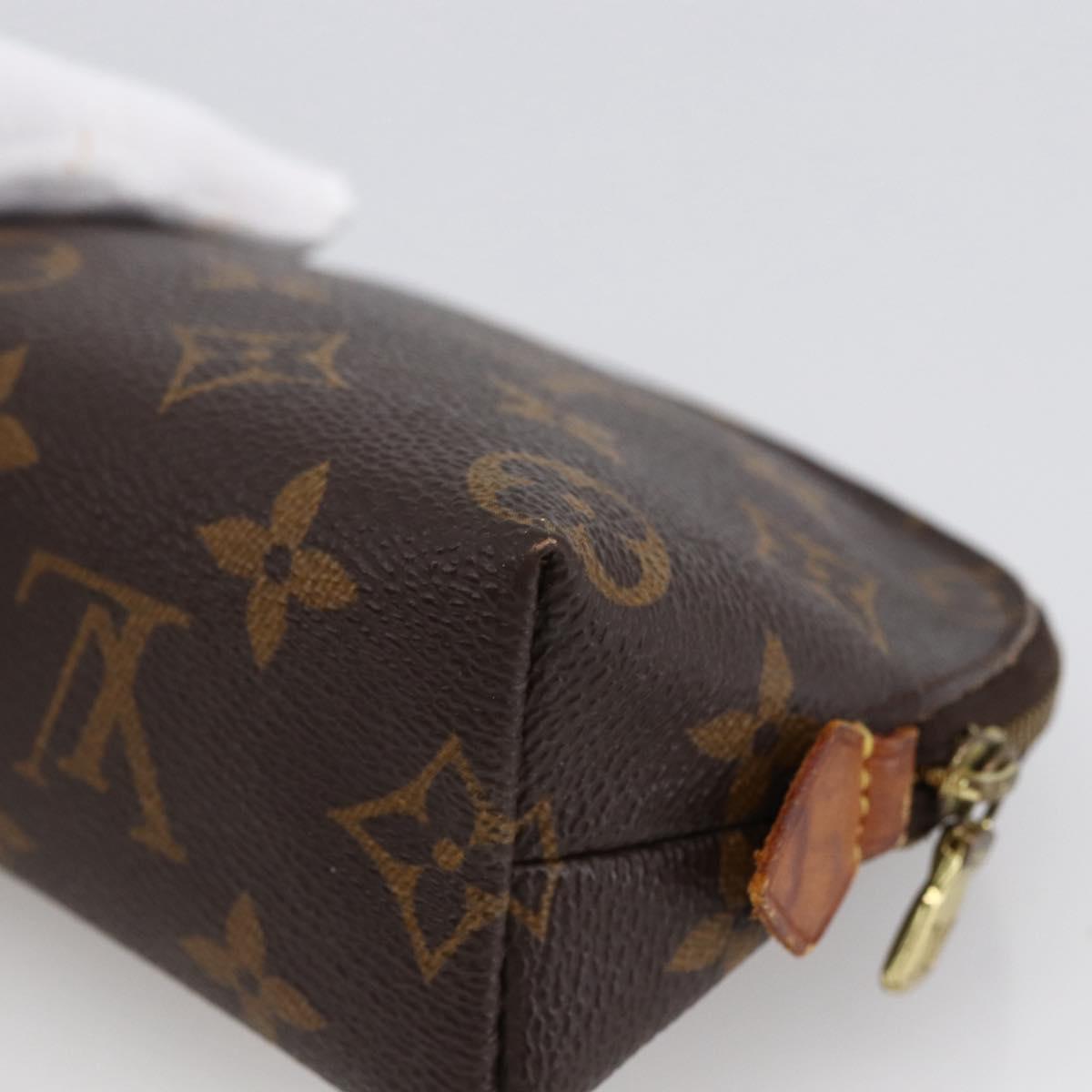 LOUIS VUITTON Monogram Pochette Cosmetic PM Pouch M43998 LV Auth hk3575