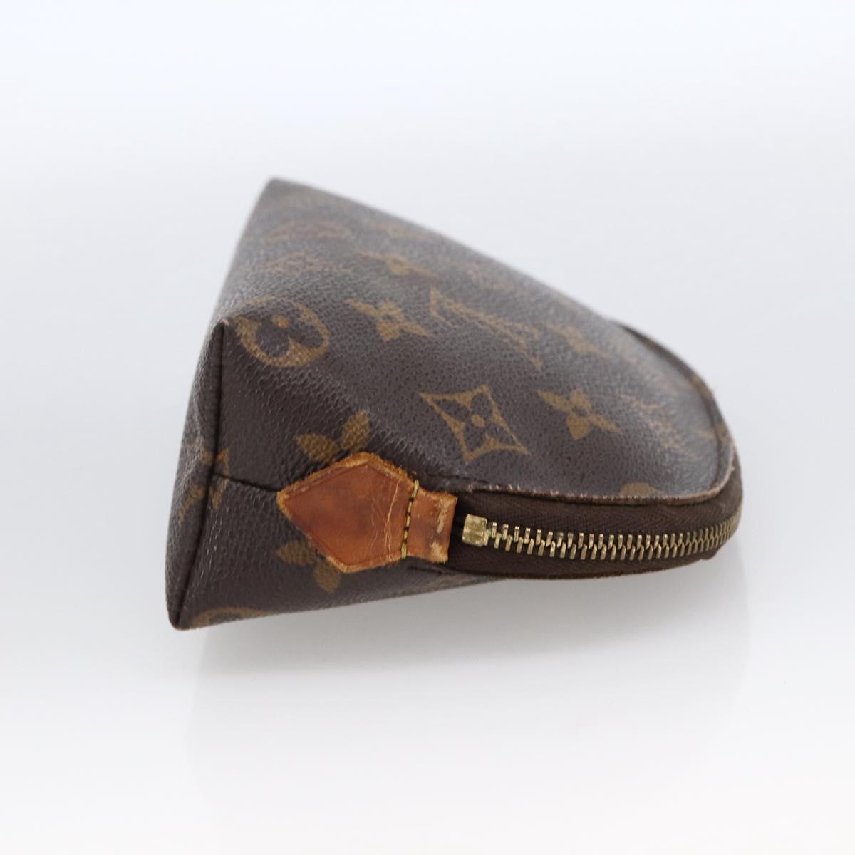 LOUIS VUITTON Monogram Pochette Cosmetic PM Pouch M43998 LV Auth hk3575