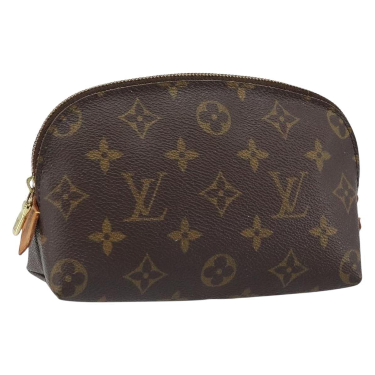 LOUIS VUITTON Monogram Pochette Cosmetic PM Pouch M43998 LV Auth hk3576
