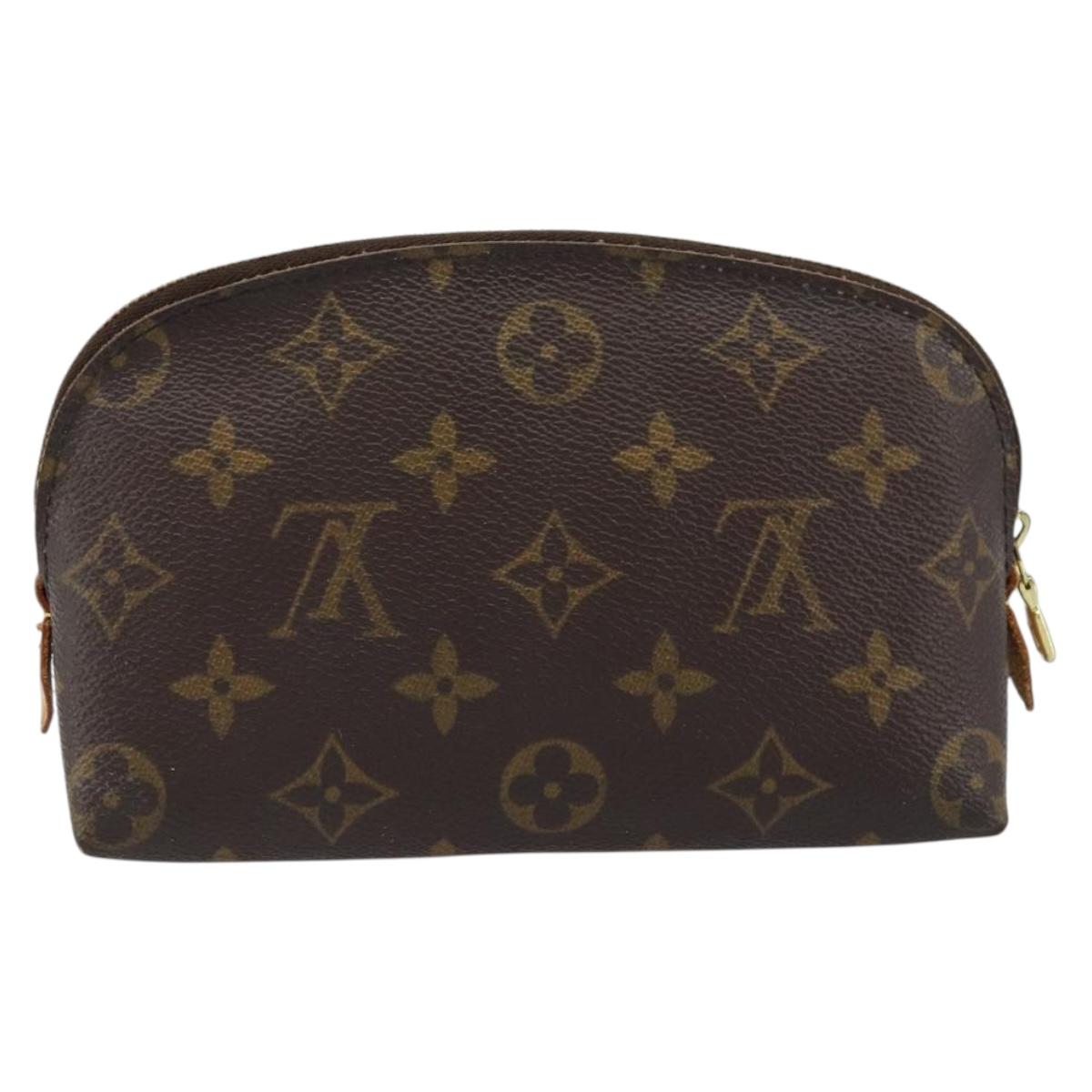 LOUIS VUITTON Monogram Pochette Cosmetic PM Pouch M43998 LV Auth hk3576