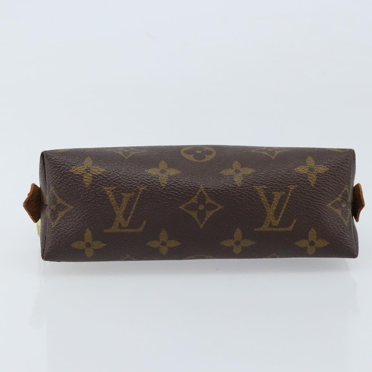 LOUIS VUITTON Monogram Pochette Cosmetic PM Pouch M43998 LV Auth hk3576