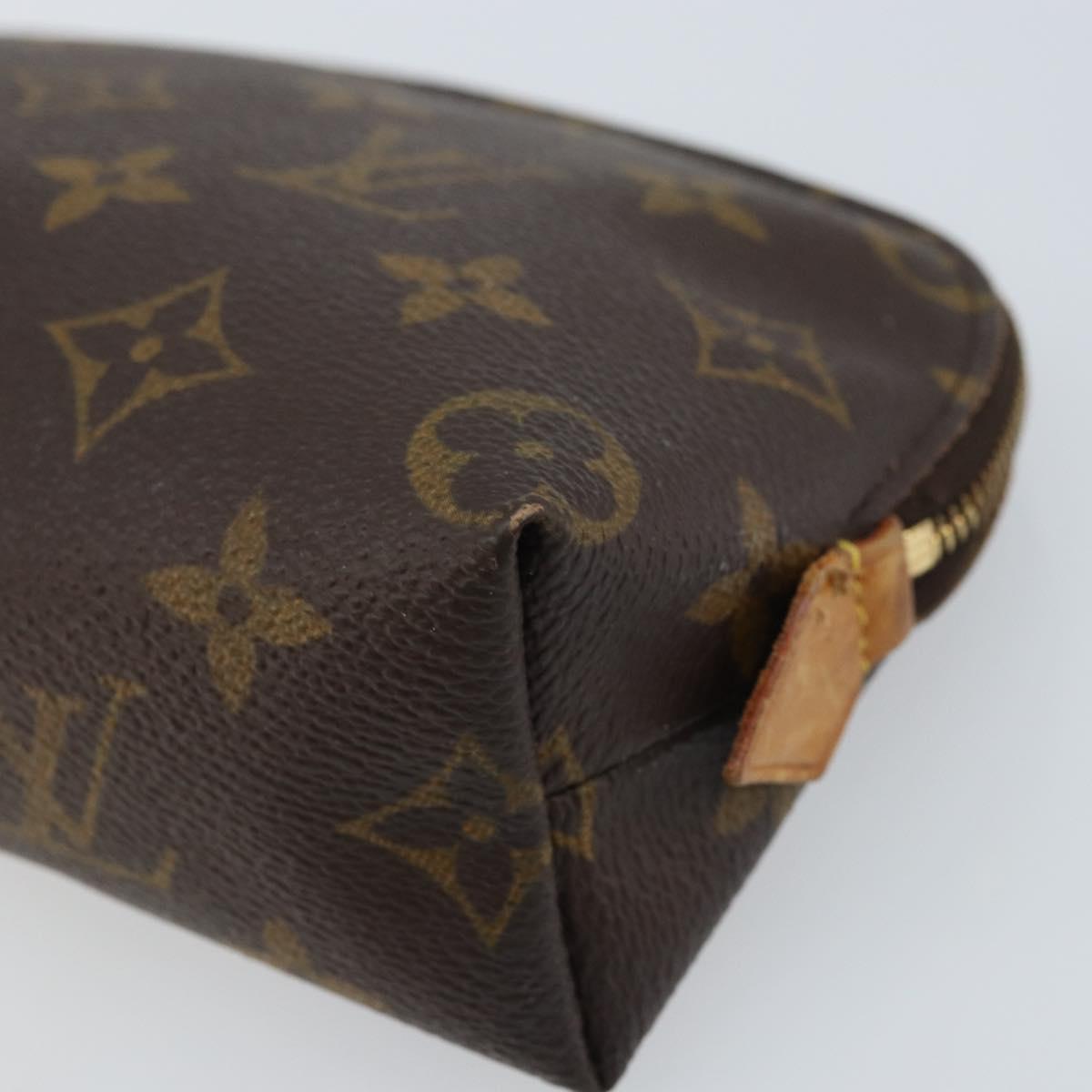 LOUIS VUITTON Monogram Pochette Cosmetic PM Pouch M43998 LV Auth hk3576