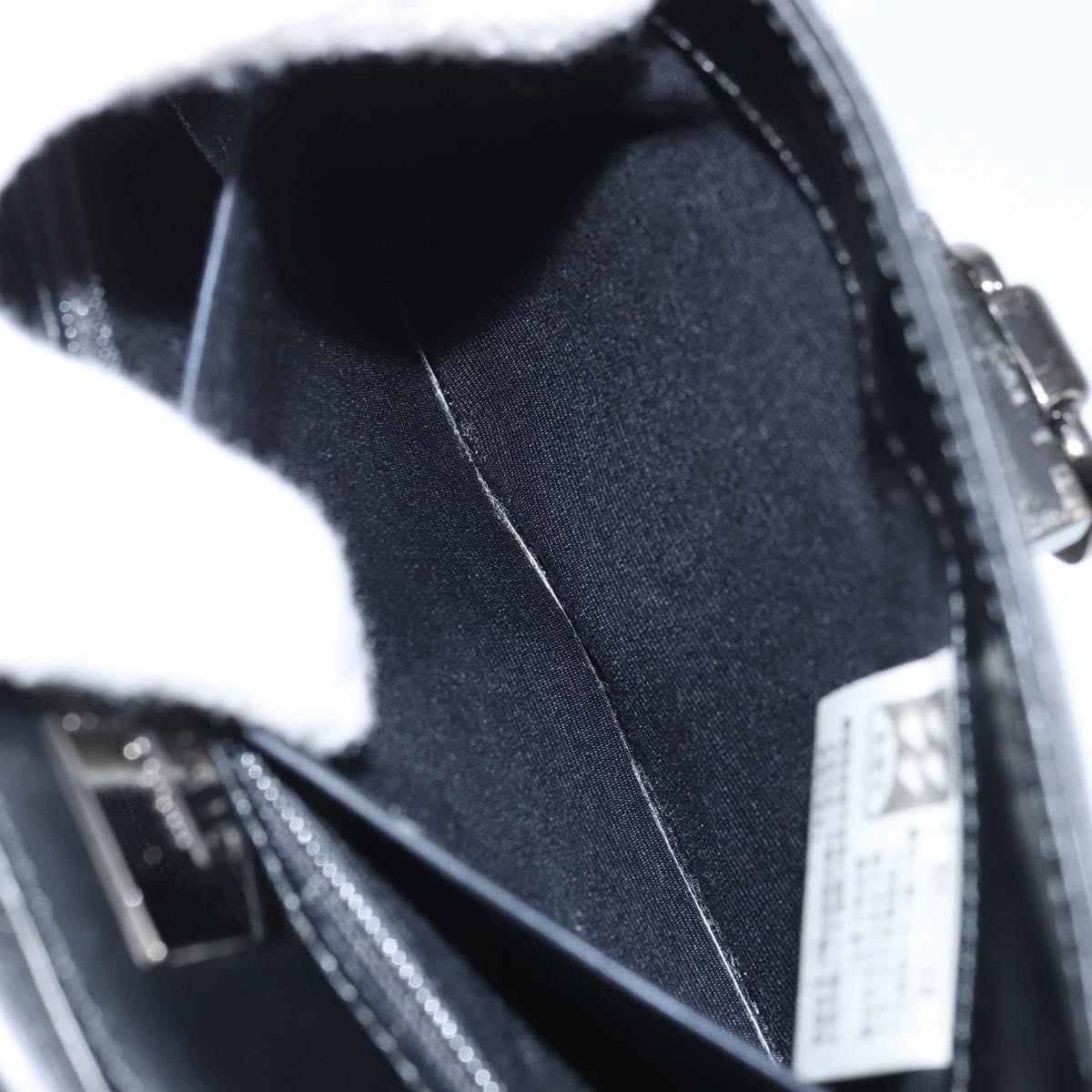 GIVENCHY Hand Bag Leather 2way Black Auth hk3584