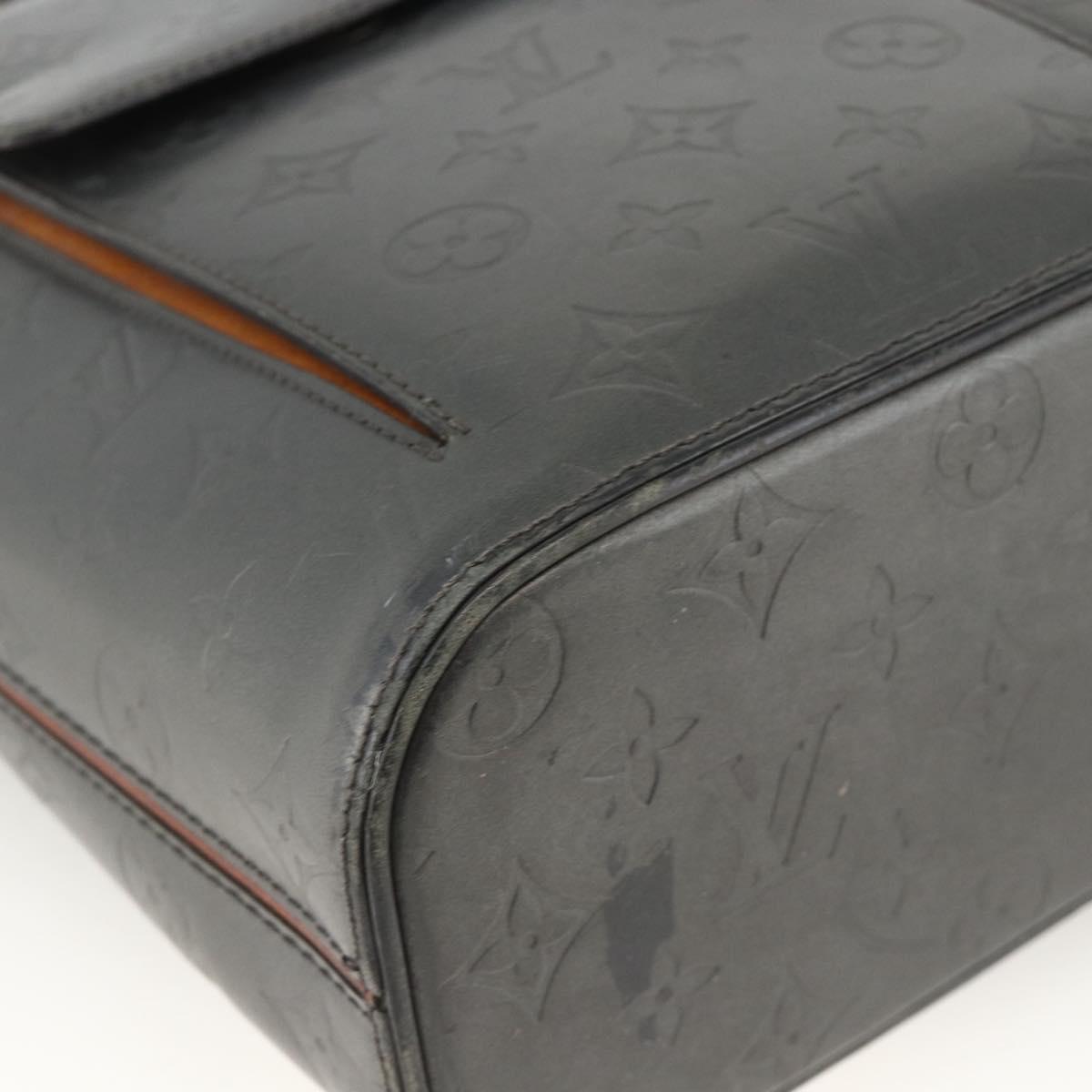LOUIS VUITTON Monogram mat Willwood Shoulder Bag Blue M55105 LV Auth hk3632