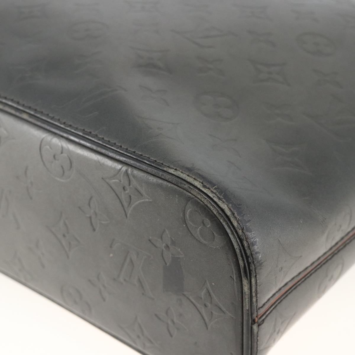 LOUIS VUITTON Monogram mat Willwood Shoulder Bag Blue M55105 LV Auth hk3632