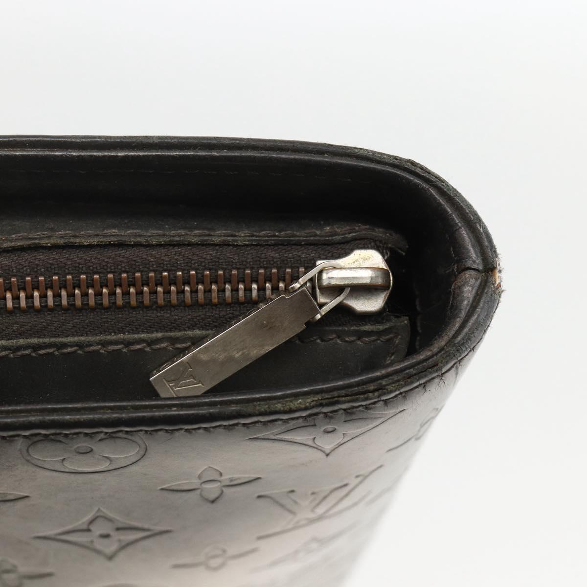 LOUIS VUITTON Monogram mat Willwood Shoulder Bag Blue M55105 LV Auth hk3632