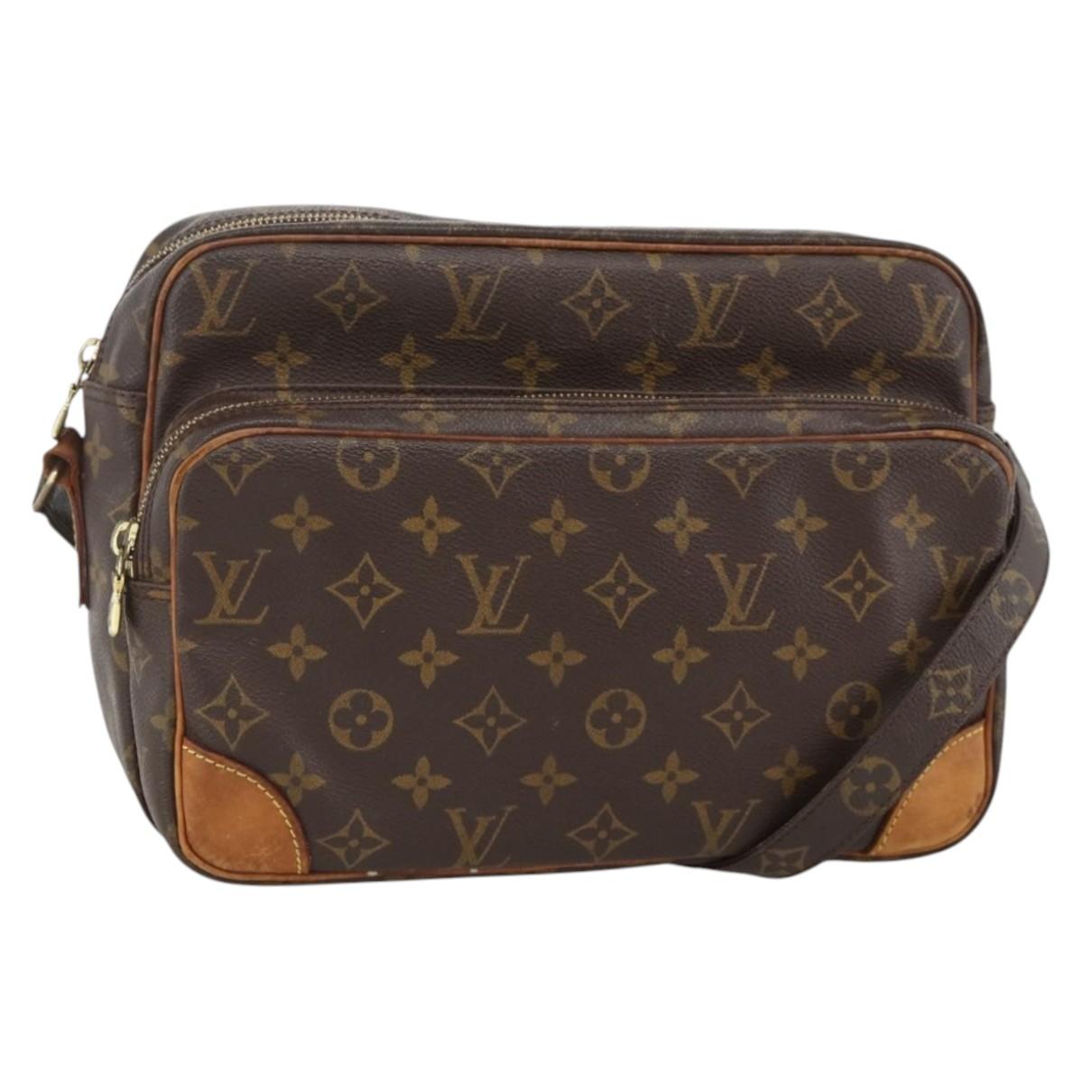 LOUIS VUITTON Monogram Nile Shoulder Bag M45244 LV Auth hk3634