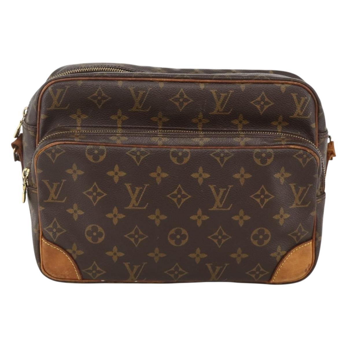 LOUIS VUITTON Monogram Nile Shoulder Bag M45244 LV Auth hk3634