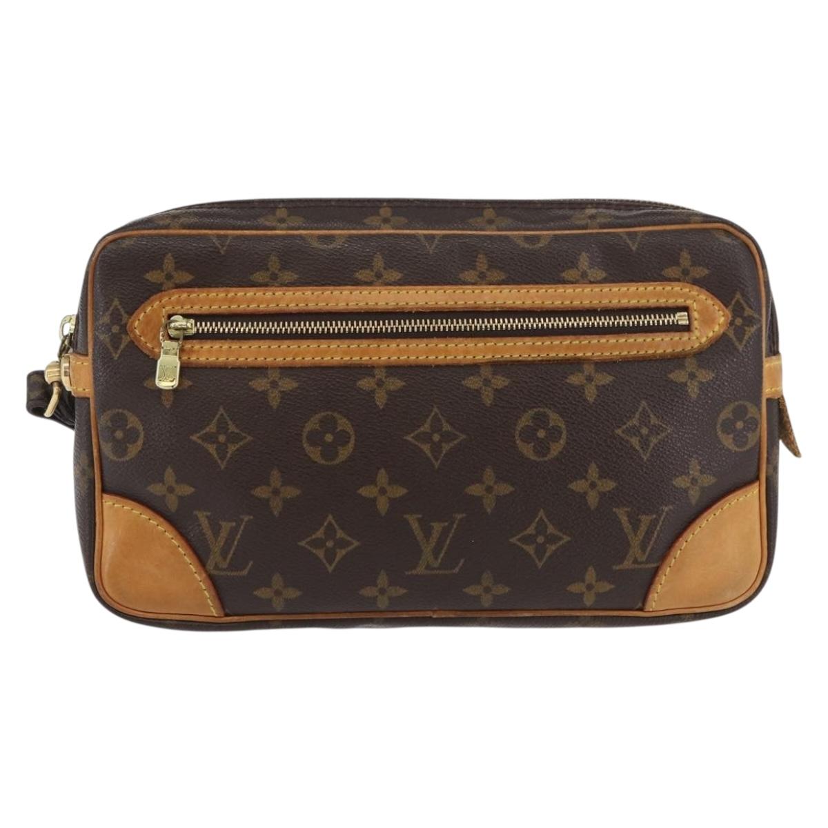 LOUIS VUITTON Monogram Marly Dragonne GM Clutch Bag M51825 LV Auth hk3643