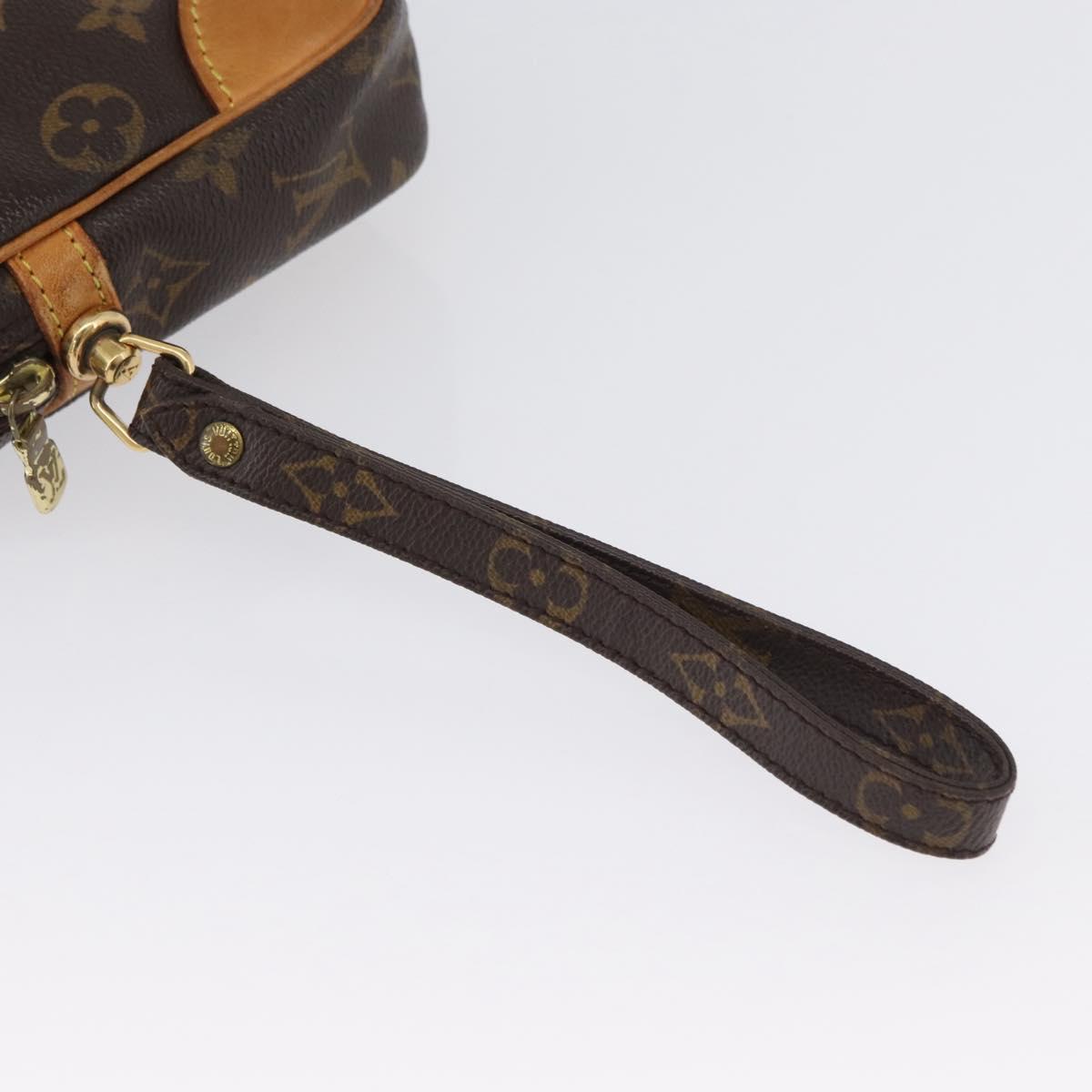 LOUIS VUITTON Monogram Marly Dragonne GM Clutch Bag M51825 LV Auth hk3643