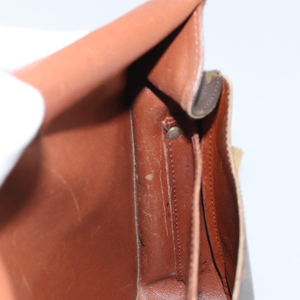 LOUIS VUITTON Monogram Cartouchiere GM Shoulder Bag M51252 LV Auth hk3649