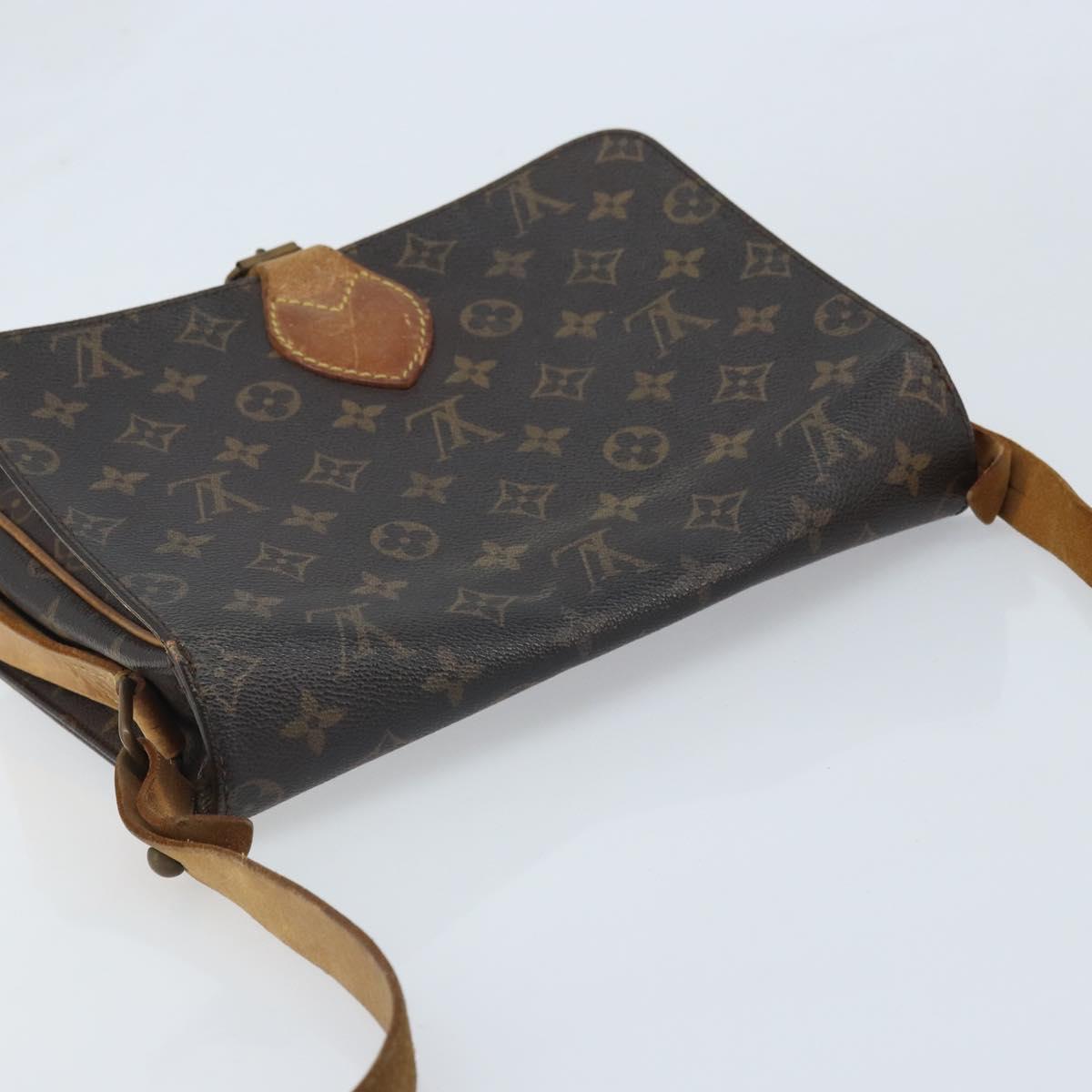 LOUIS VUITTON Monogram Cartouchiere GM Shoulder Bag M51252 LV Auth hk3649