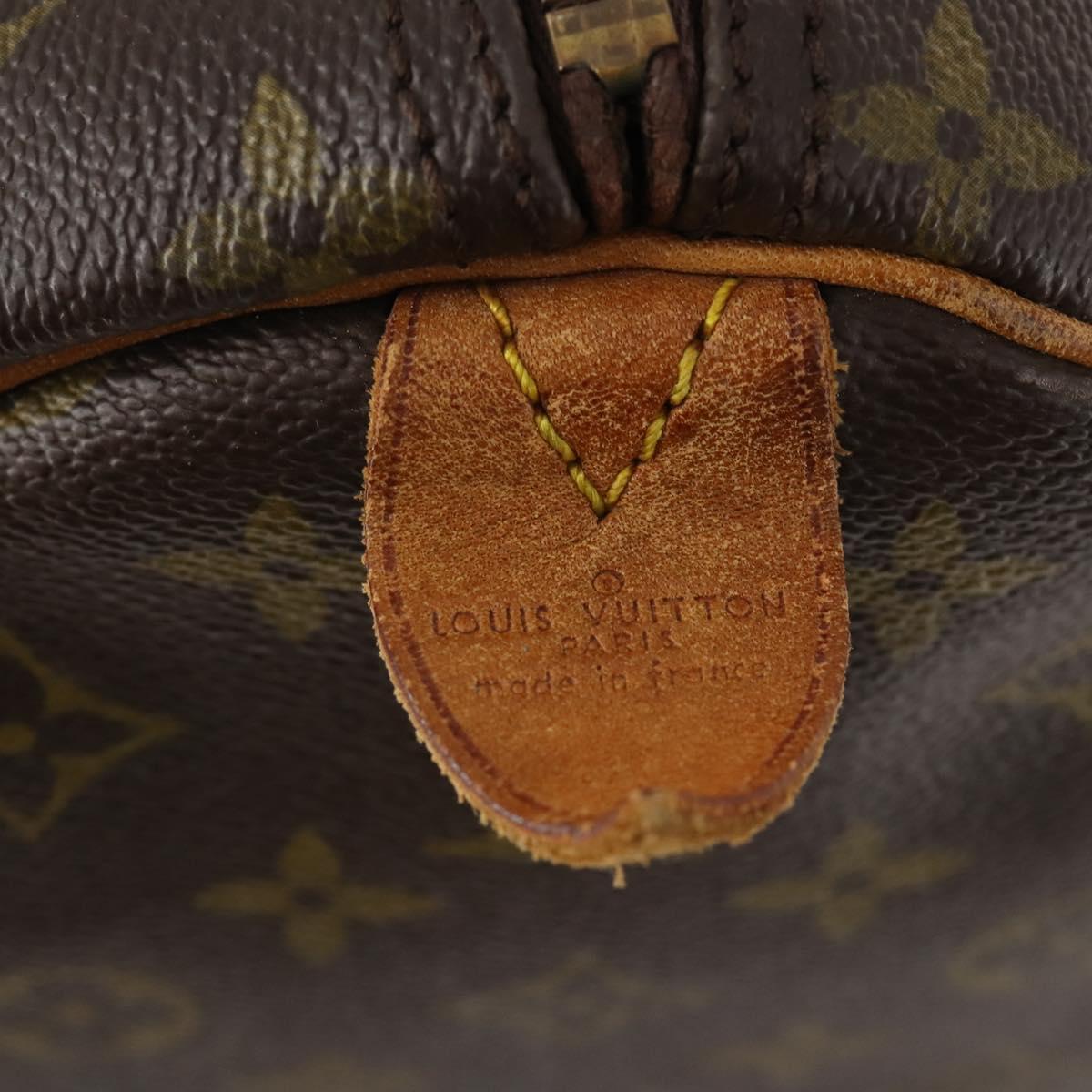 LOUIS VUITTON Monogram Keepall 60 Boston Bag M41422 LV Auth hk3650