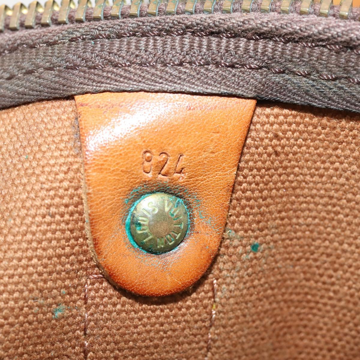 LOUIS VUITTON Monogram Keepall 60 Boston Bag M41422 LV Auth hk3650