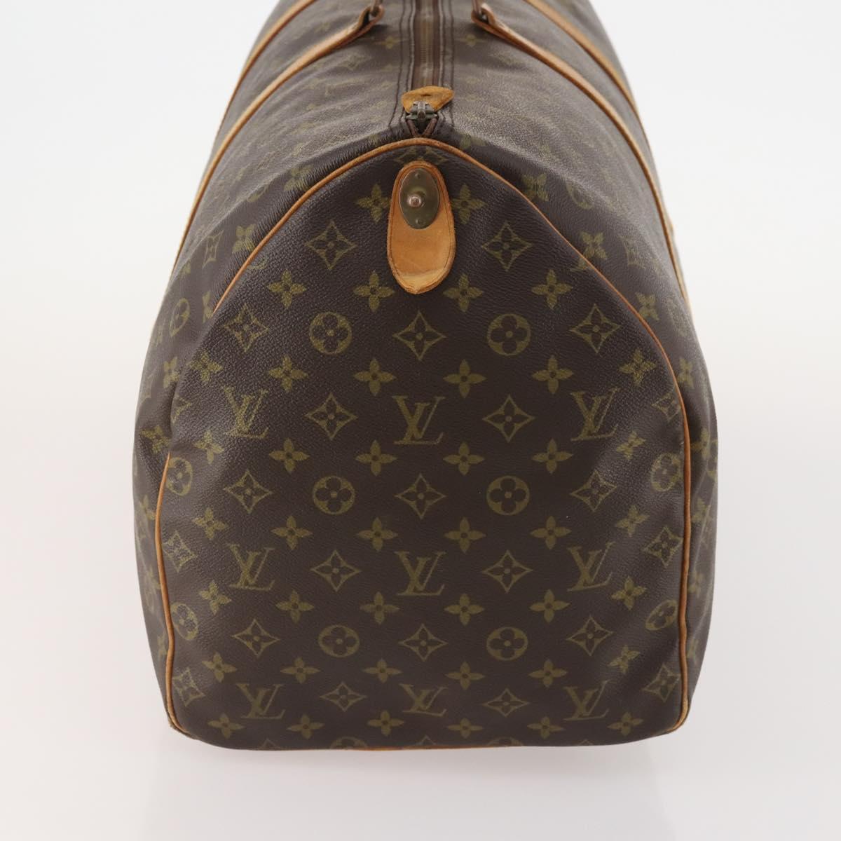 LOUIS VUITTON Monogram Keepall 60 Boston Bag M41422 LV Auth hk3650