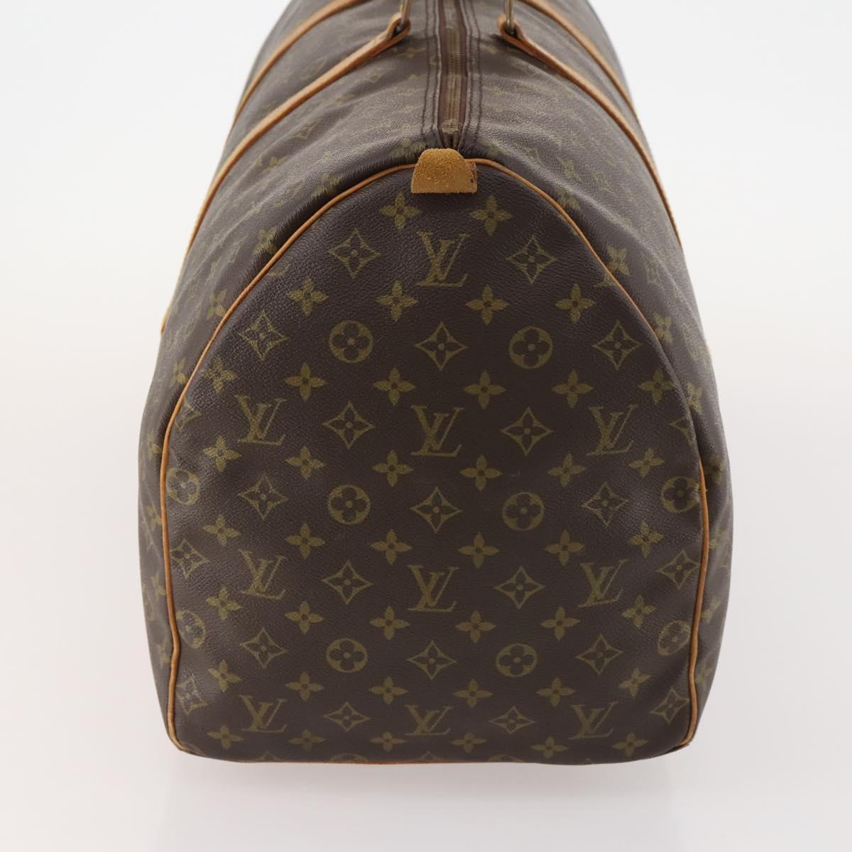 LOUIS VUITTON Monogram Keepall 60 Boston Bag M41422 LV Auth hk3650